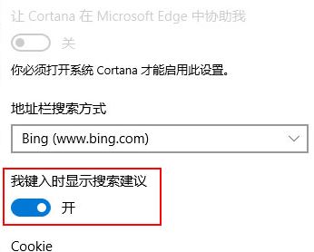 Microsoft Edge搜索建議怎么關(guān)？win10關(guān)閉edge搜索建議的方法
