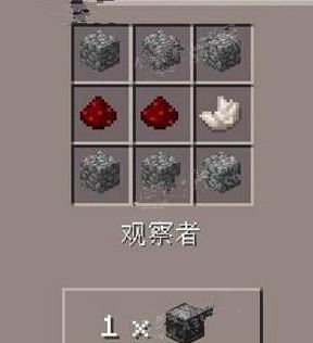 我的世界觀察者怎么用？觀察者之制作方法以及作用簡介