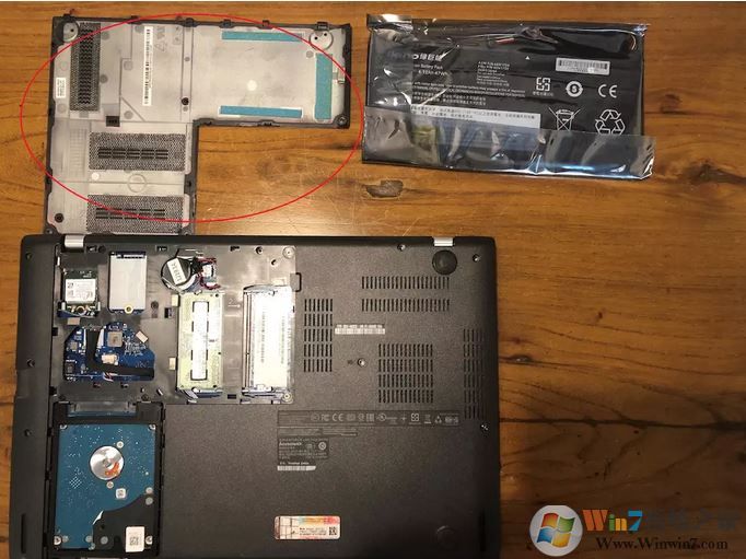 thinkpad e450c換電池怎么換？thinkpad e450 拆電池教程
