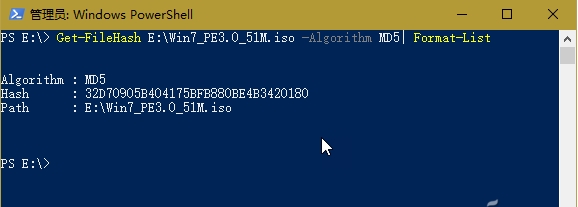 Win10系統(tǒng)用PowerShell命令生成文件SHA1、MD5文件校驗碼方法