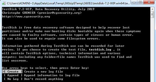Testdisk破解版_testdisk(磁盤修復(fù)工具)v7.2 綠色免費(fèi)版