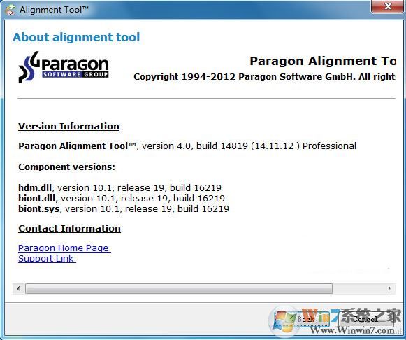 無(wú)損4K對(duì)齊工具 Paragon Alignment Tool 綠色中文版