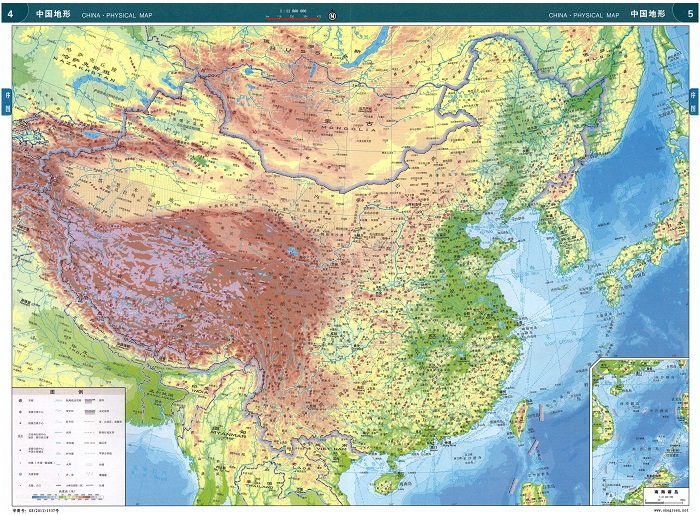 中國(guó)地勢(shì)圖高清全圖