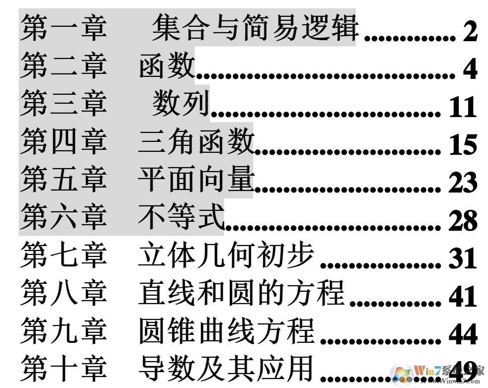 高中數(shù)學(xué)知識點(diǎn)全總結(jié)+公式大全