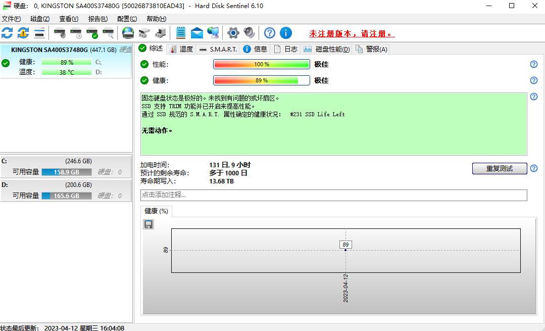 Hard Disk Sentinel升級(jí)版