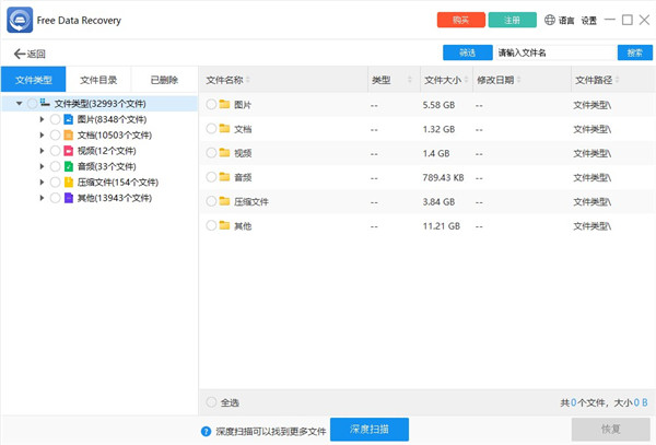 ThunderSoft Free Data Recovery(數(shù)據(jù)恢復軟件)全新版