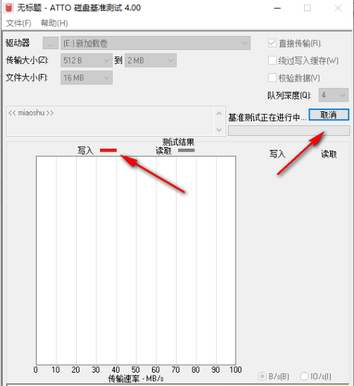 ATTO磁盤基準測試