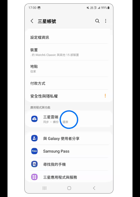 三星云服務(wù)(Samsung Cloud)