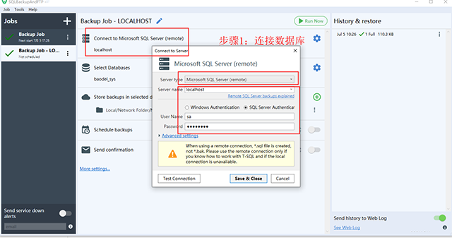 SQLBackupAndFTP